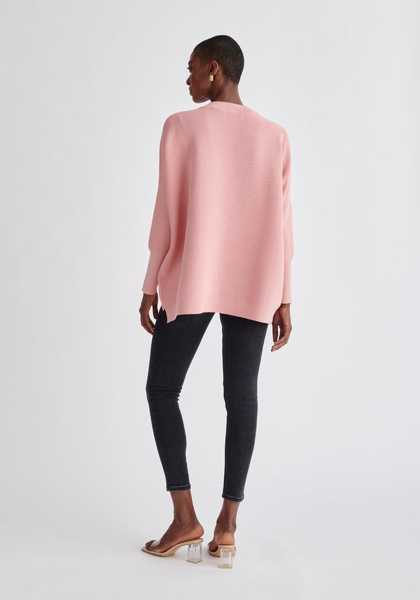 Paisie Paisie V-Neck Ribbed Jumper