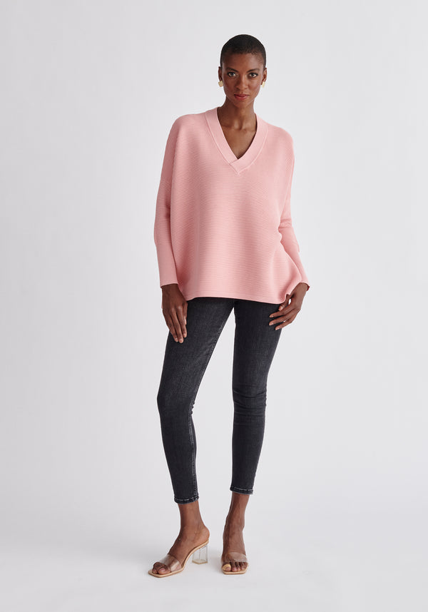 paisie Paisie V-Neck Ribbed Jumper