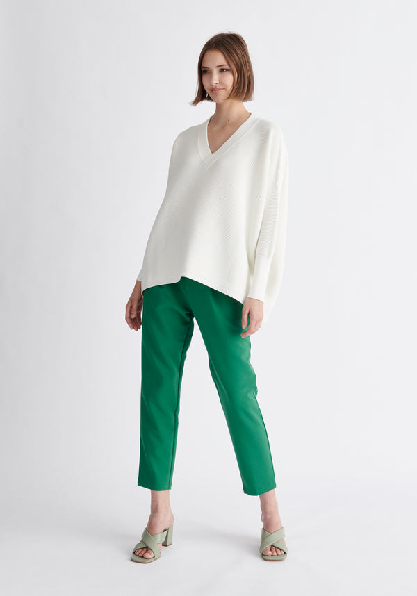 paisie Paisie V-Neck Ribbed Jumper