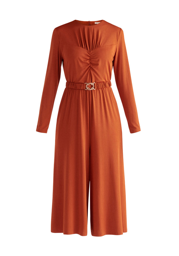 Paisie Ruched Modal Jumpsuit