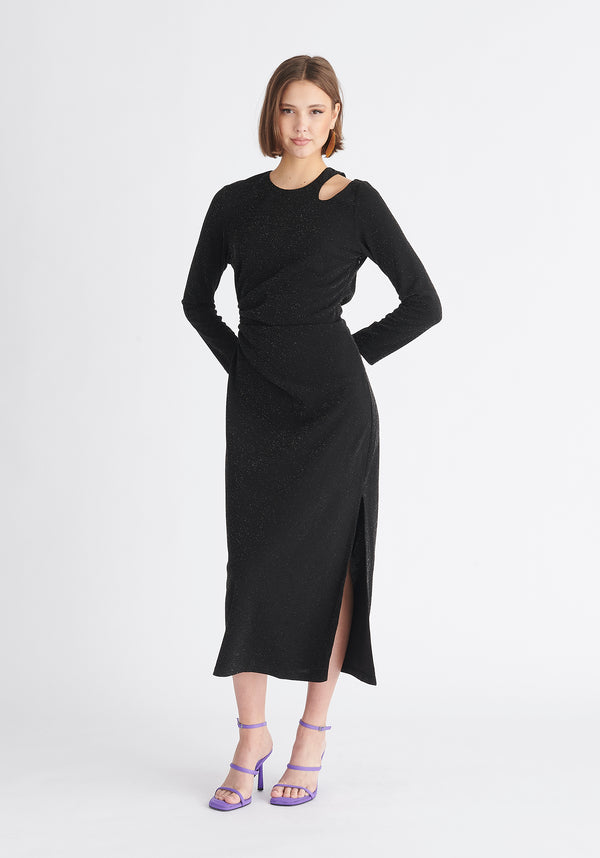 Paisie Sparkly Cut Out Dress