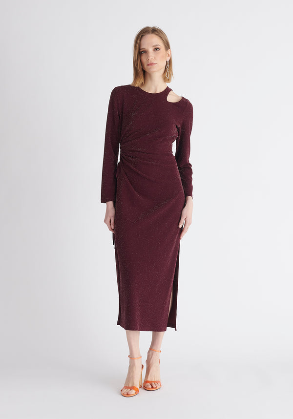 Paisie Sparkly Cut Out Dress