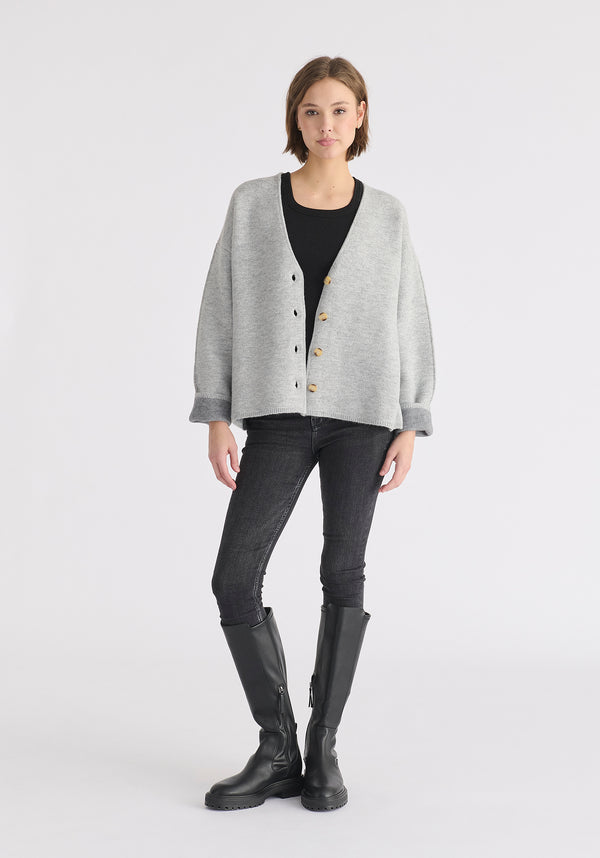 Paisie Two-Tone Cardigan