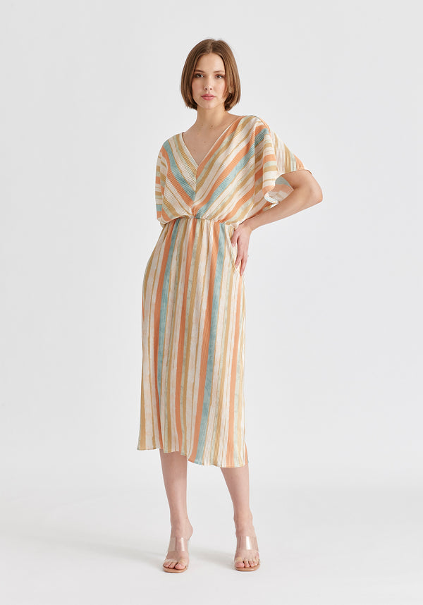 paisie Two-Way Plisse Dress