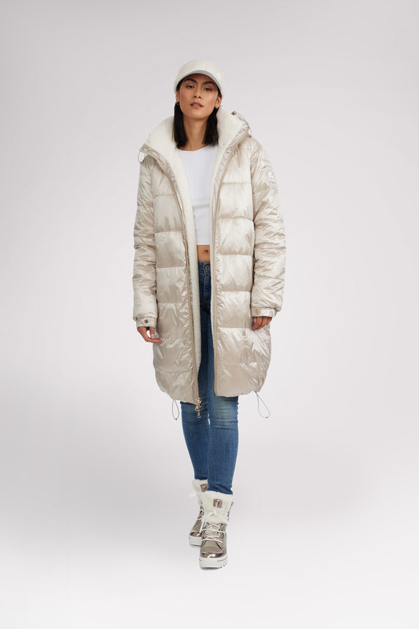 pajar canada Alsephina Women's Reversible Long Puffer Jacket