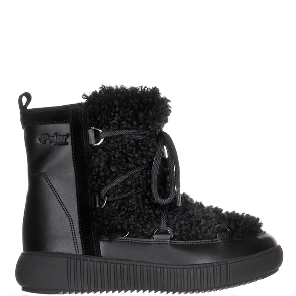 pajar canada Anet Short-Eco Women's Suede and Faux Fur Boot