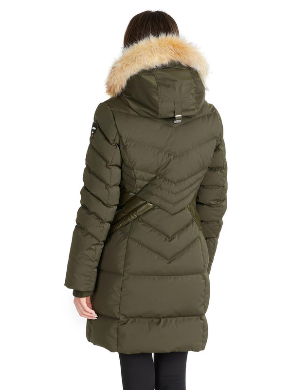 Pajar Canada Countess Women's Puffer W/ Faux Fur Trim