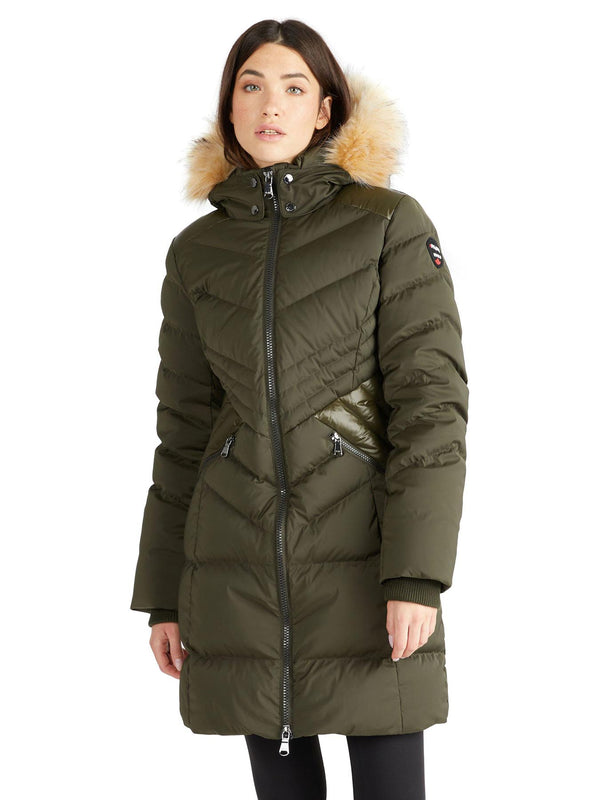 pajar canada Countess Women's Puffer w/ Faux Fur Trim