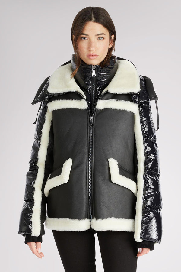 Pajar Canada Danique Women's Luxury 3-in-1 Mixed-Media Puffer