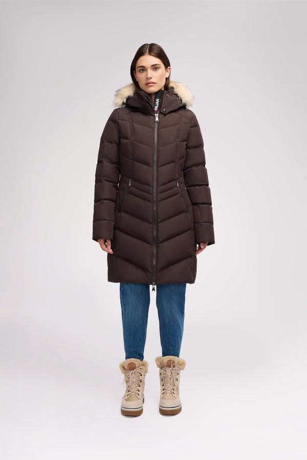 pajar canada January Women's Quilted Puffer w/ Faux Fur