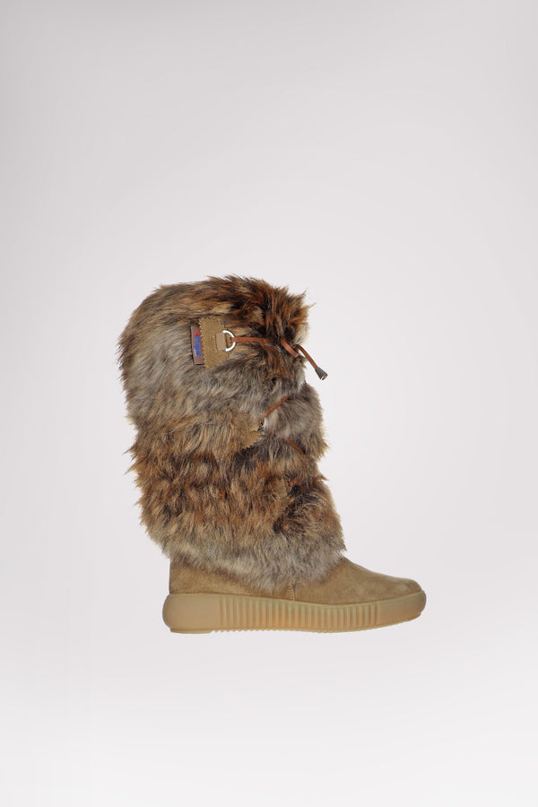 pajar canada Julieta-Eco Women's Suede and Faux Fur Boot