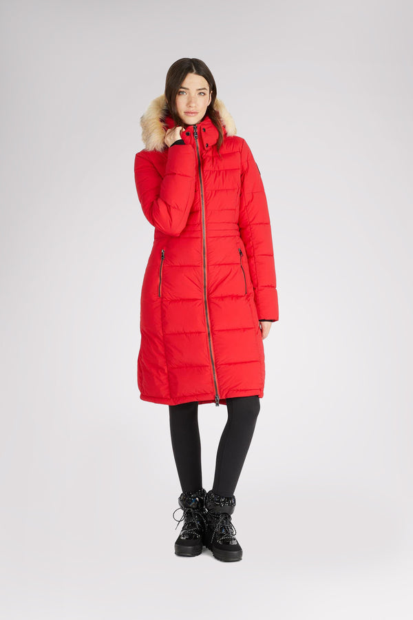 pajar canada Jupiter Women's Puffer Jacket w/ Faux Fur Trim