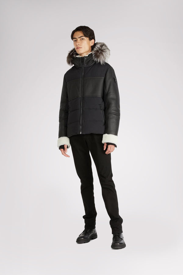 pajar canada Bergen Men's Luxury Shearling Puffer