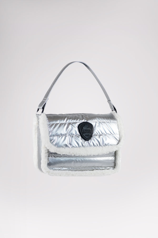 Pajar Canada Shearling Puffy Shoulder Bag