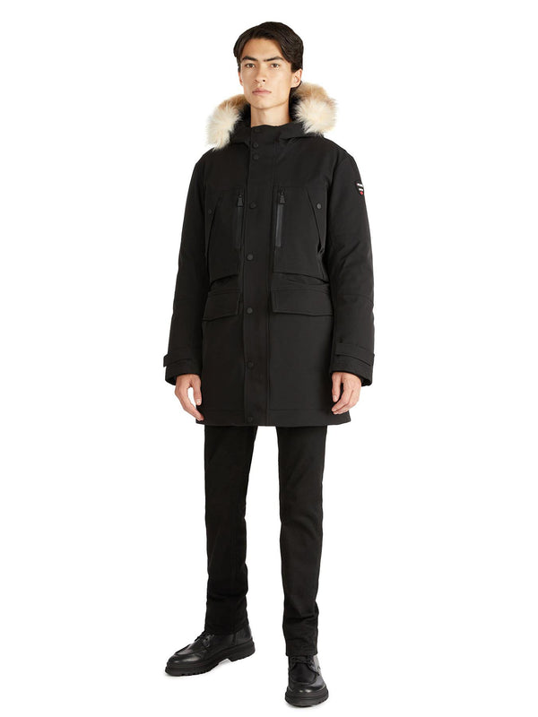 Pajar Canada Tullens Men's Parka W/ Faux Fur Trim