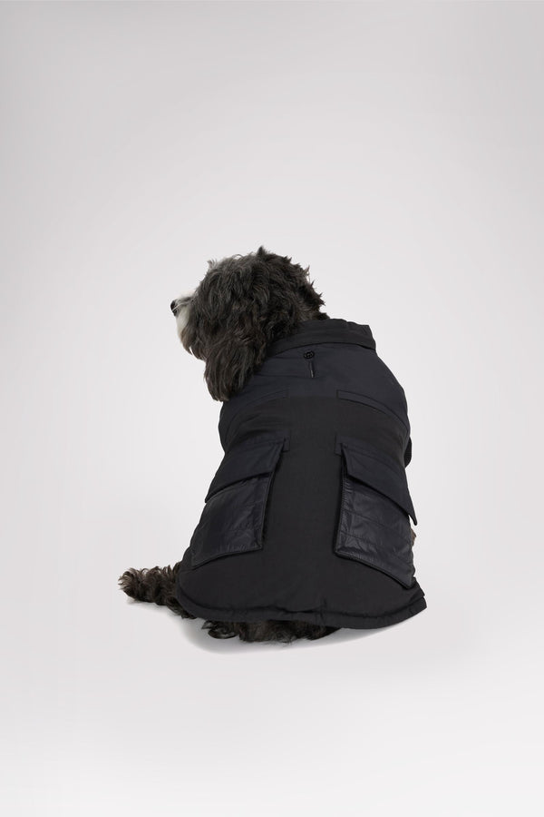 Pajar Canada Zeus Jacket For Dogs W/Faux Fur Trim
