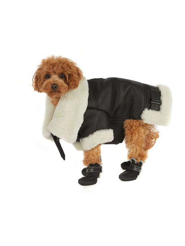 Pajar Canada Preston Luxury Faux Shearling Coat For Dogs