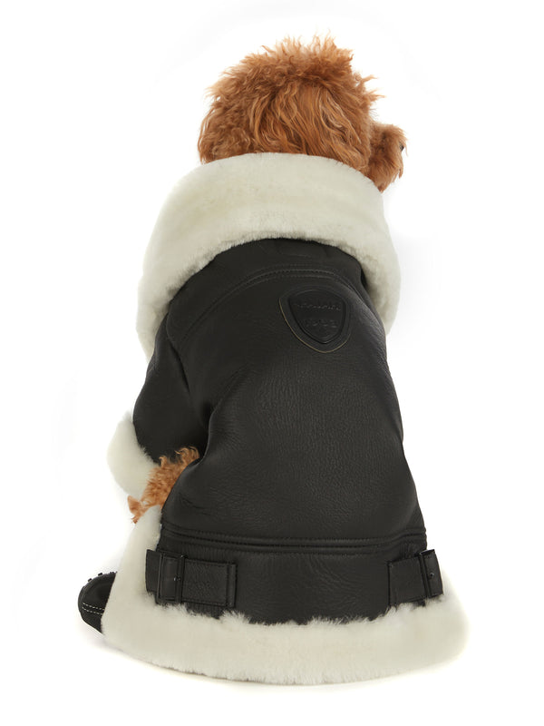 pajar canada Preston Luxury Faux Shearling Coat for Dogs