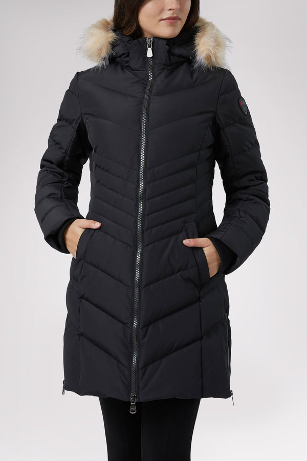 pajar canada Queens Quilted Puffer w/Faux Fur Hood Trim