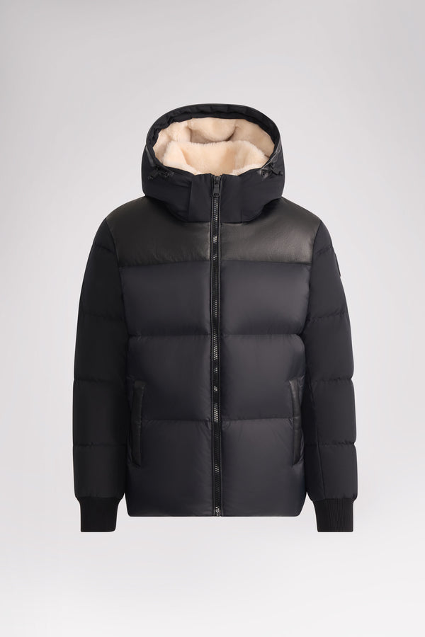 Pajar Canada Rigel Men's Mixed Media Faux Shearling Puffer