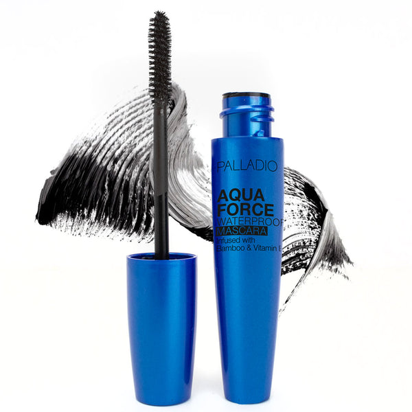 palladio AQUA FORCE MASCARA WATERPROOF + DEFINING Aqua Black