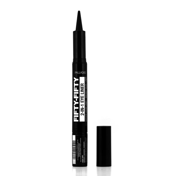 palladio FIFTY-FIFTY CAT-EYE + SMOKEY KAJAL EYELINER none