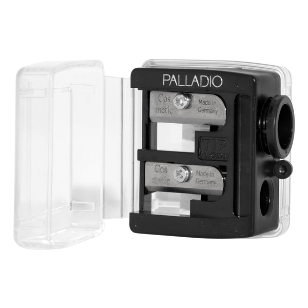 palladio DOUBLE BARREL PENCIL SHARPENER Black