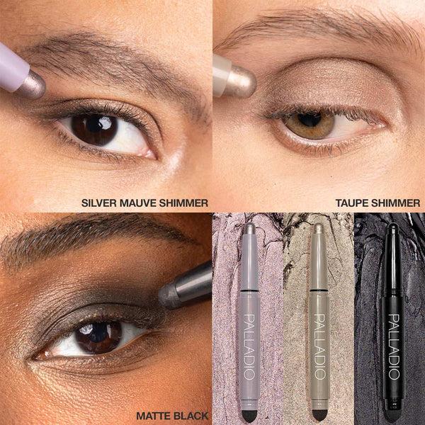 Palladio Mauve Moonbeam Eyeshadow Stick Trio