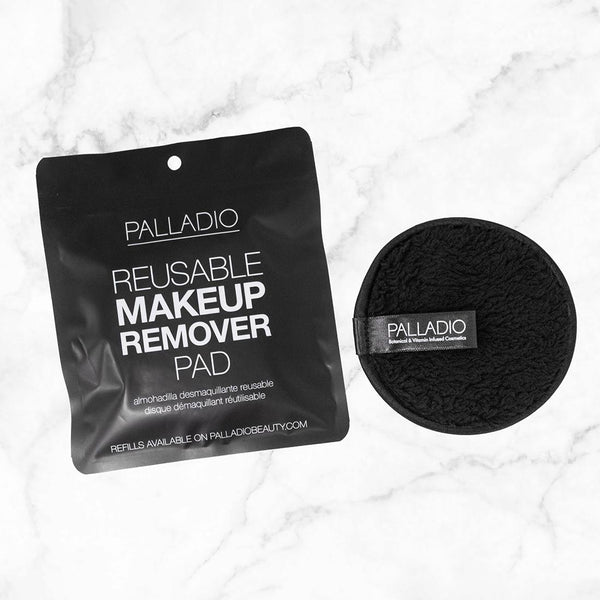 Palladio REUSABLE MAKEUP REMOVER PAD Black