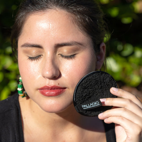 Palladio REUSABLE MAKEUP REMOVER PAD Black