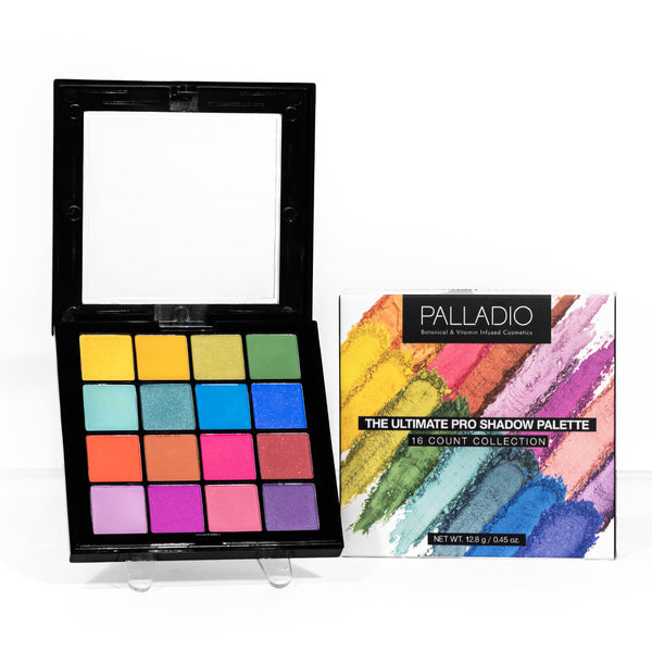 Palladio Ultimate 16 Count Pro Shadow Palette Natural Nudes PROPALLET15