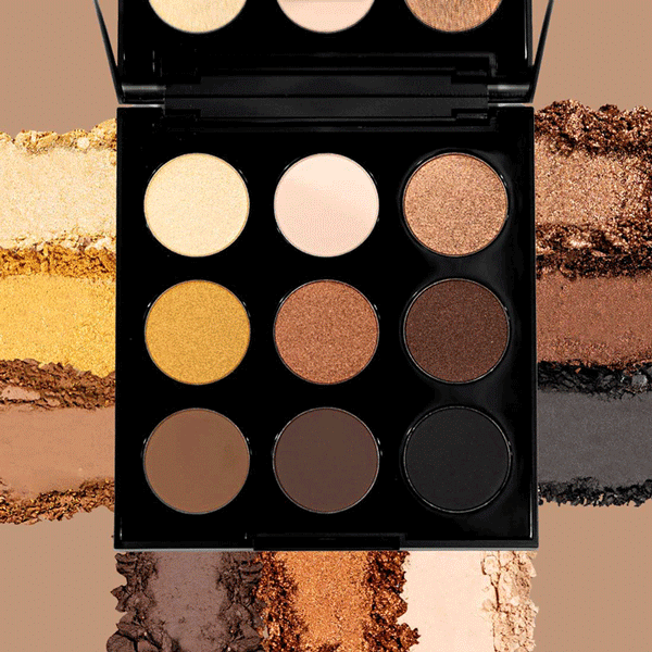 palladio ULTIMATE 9 COUNT EYESHADOW PALETTE Natural Earth PROPALLET12