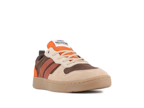 Palladium PALLACUP FLAME SUEDE BARK BROWN/BRICK