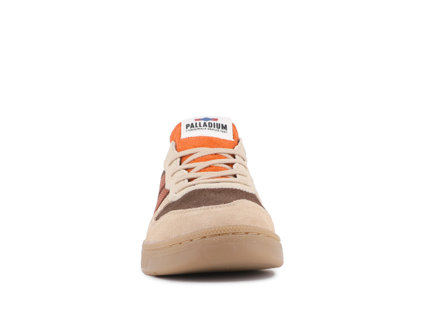 Palladium PALLACUP FLAME SUEDE BARK BROWN/BRICK