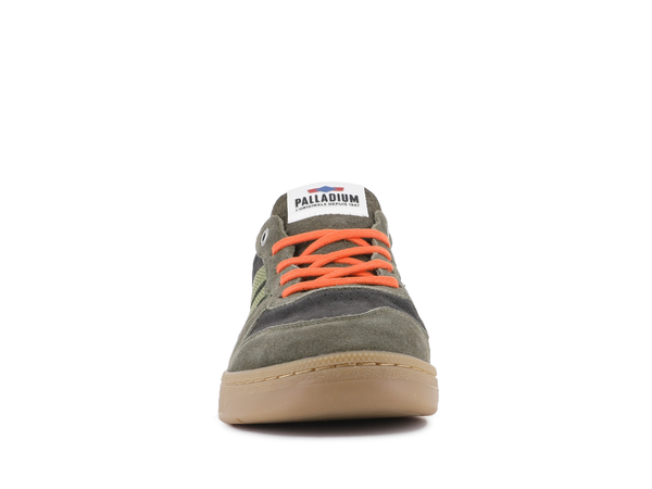 Palladium PALLACUP FLAME SUEDE BELUGA/OLIVE NIGHT