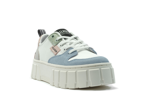 Palladium PALLATOWER LO STAR WHITE/BLUE FOG