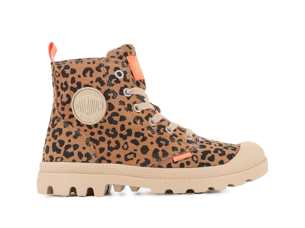 Palladium PAMPA HI ZIP WL LEO DEAR BROWN / BLACK