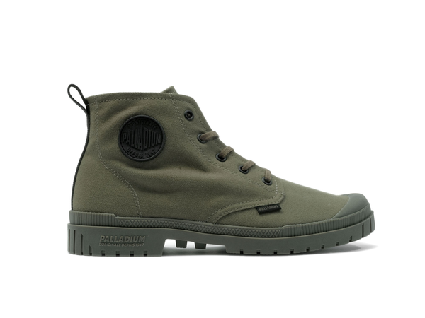 Palladium PAMPA SP20 HI CANVAS OLIVE NIGHT