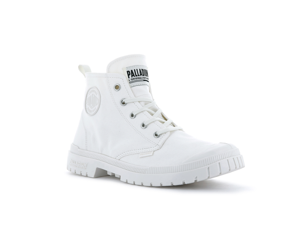 Palladium PAMPA SP20 HI CANVAS STAR WHITE