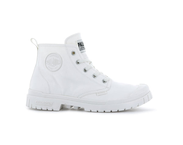 palladium PAMPA SP20 HI CANVAS STAR WHITE
