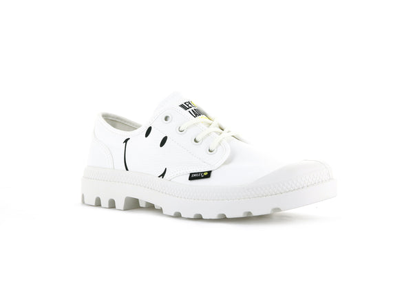 Palladium SMILEY ® PAMPA OXFORD BE KIND STAR WHITE