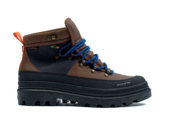 Palladium PALLATROOPER HIKER WP+ X FINISTERRE DARK BROWN
