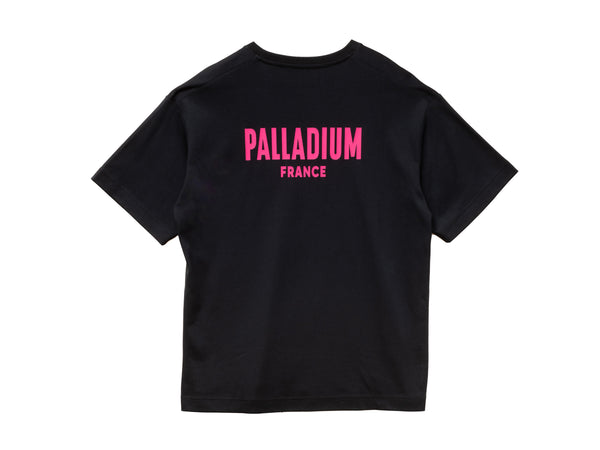 Palladium UNISEX PALLADIUM FRANCE LOGO COTTON T-SHIRT BLACK