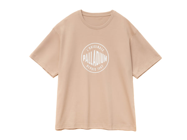 Palladium UNISEX PALLADIUM FRANCE LOGO COTTON T-SHIRT CUBAN SAND