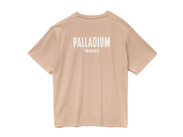 Palladium UNISEX PALLADIUM FRANCE LOGO COTTON T-SHIRT CUBAN SAND