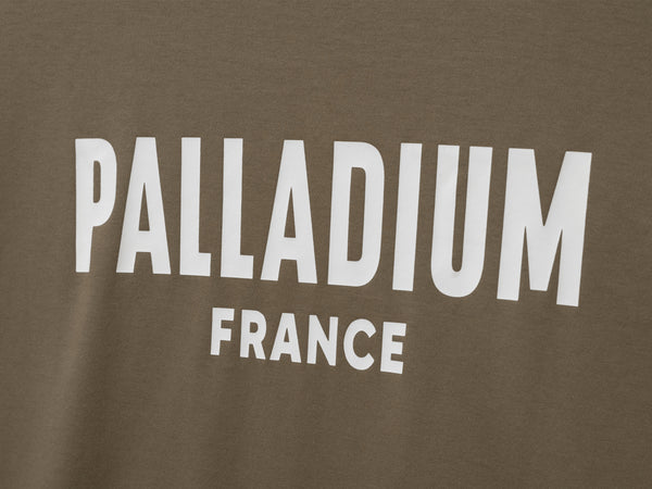 Palladium UNISEX PALLADIUM FRANCE LOGO COTTON T-SHIRT DUSKY GREEN