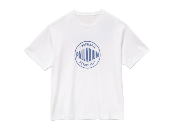 Palladium UNISEX PALLADIUM FRANCE LOGO COTTON T-SHIRT STAR WHITE