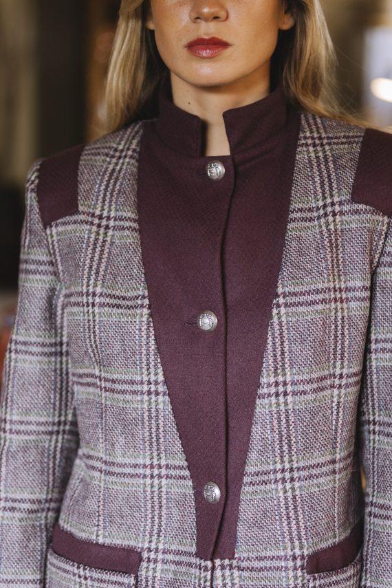 Pallas Carson Blazer Burgundy
