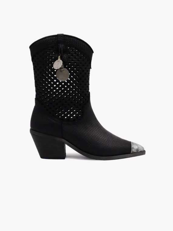 pallas Coin Black Boots