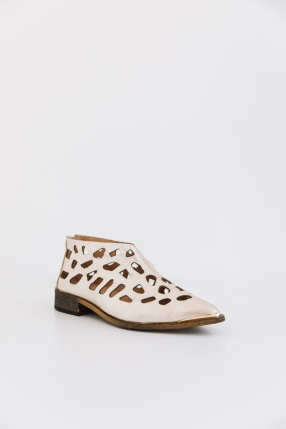 Pallas Greek Shoes Champagne